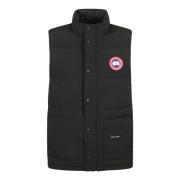 Canada Goose Svart Quiltad Dunväst Black, Herr