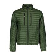 Moncler Quiltad Hög Hals Dragkedja Jacka Green, Herr