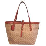 Coach Pre-owned Pre-owned Canvas totevskor Brown, Dam