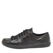 Prada Vintage Pre-owned Laeder sneakers Black, Dam