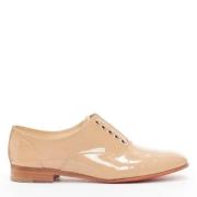 Christian Louboutin Pre-owned Pre-owned Laeder lgskor Beige, Dam