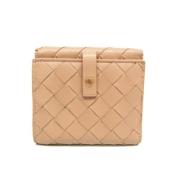 Bottega Veneta Vintage Pre-owned Laeder plnbcker Beige, Dam