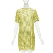 Marni Pre-owned Pre-owned Silke klnningar Yellow, Dam