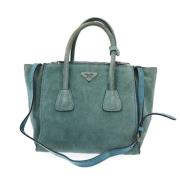 Prada Vintage Pre-owned Mocka prada-vskor Blue, Dam