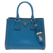 Prada Vintage Pre-owned Laeder totevskor Blue, Dam