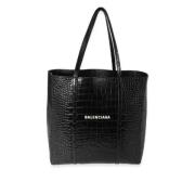 Balenciaga Vintage Pre-owned Laeder totevskor Black, Dam