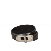 Hermès Vintage Pre-owned Laeder armband Brown, Dam