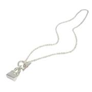 Hermès Vintage Pre-owned Silver halsband Gray, Dam