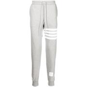 Thom Browne Grå 4-Bar Stripe Track Byxor Gray, Herr