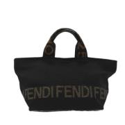 Fendi Vintage Pre-owned Tyg handvskor Black, Dam