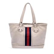 Gucci Vintage Pre-owned Laeder totevskor Beige, Dam