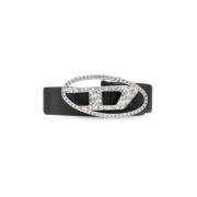 Diesel Läderbälte Oval D Logo B-1Dr Black, Dam