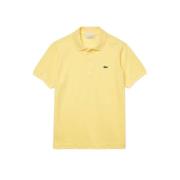 Lacoste Herr Polo Tröja Kortärmad Yellow, Herr