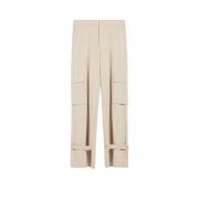 Max Mara Oljiga Byxor Beige, Dam