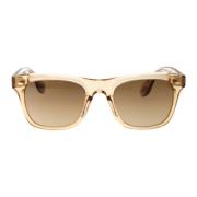 Oliver Peoples Stiliga solglasögon för Mister Brunello Brown, Unisex