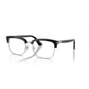 Persol Black Eyewear Frames Black, Unisex