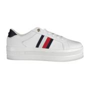 Tommy Hilfiger Vit Sneaker med Hög Sula White, Dam