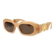 Versace Stiliga solglasögon med modell 0Ve4425U Brown, Herr