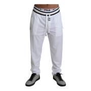 Dolce & Gabbana DNA Logo Patch Joggingbyxor White, Herr