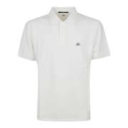 C.p. Company Polo Shirts White, Herr