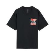 Obey Tryckt T-shirt Black, Herr