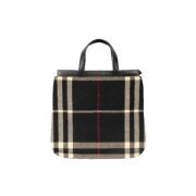 Burberry Vintage Pre-owned Tyg totevskor Multicolor, Dam