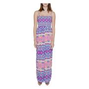 Only Poly Bianca Aop Jumpsuit Vår/Sommar Multicolor, Dam