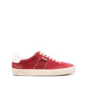 Golden Goose Mursten Röd Mocka Sneakers Red, Herr