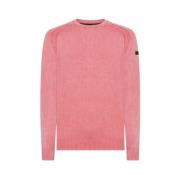 RRD Raglan Techno Wash Crew Neck Shirt Pink, Herr