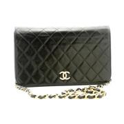 Chanel Vintage Pre-owned Laeder plnbcker Black, Dam