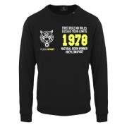 Plein Sport Casual Sweatshirt med Synligt Logotyp Black, Herr