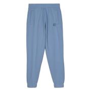 Maison Kitsuné Blå Fox Head Patch Joggingbyxor Blue, Herr