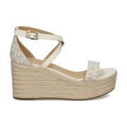 Michael Kors Beige kilklackiga espadriller Beige, Dam