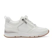 Tamaris Vita Silver Sneakers Kvinnor Vuxen White, Dam