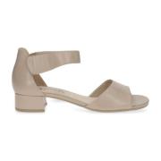 Caprice Flat Sandals Beige, Dam