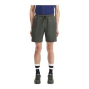 Fred Perry Broderad Logga Herr Shorts Green, Herr