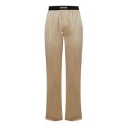 Tom Ford Beige Byxor Uppgradera Stil Elastisk Midja Beige, Herr