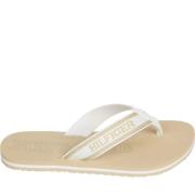 Tommy Hilfiger Beige Flip Flops Harvest Wheat Style Beige, Dam