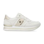 Remonte Beige Sneakers för Kvinnor Beige, Dam