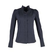 Isabel Marant Pre-owned Pre-owned Silke toppar Blue, Dam