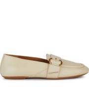 Geox Beige Loafers för kvinnor Beige, Dam