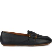 Geox Svarta Palmaria Loafers för Kvinnor Black, Dam