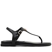 Esprit Svarta Casual Öppna Platta Sandaler Black, Dam