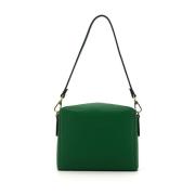 Pourchet Paris Rektangulär Smaragd Crossbody Väska Green, Dam