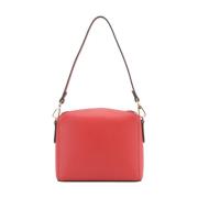 Pourchet Paris Röd läder crossbody väska Red, Dam