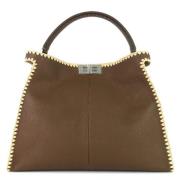 Fendi Vintage Pre-owned Laeder totevskor Brown, Dam