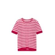 Maliparmi Linne T-shirt med Lurex-detaljer Multicolor, Dam