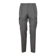 Tagliatore Tapered Trousers Gray, Herr