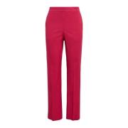 Maliparmi Flared Poplin Stretch Byxor Pink, Dam