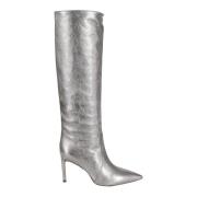 Bettina Vermillon Over-knee Boots Gray, Dam